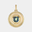 Surface Pendant: Bi-colour Sapphire