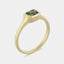 Pebble Ring: Green Tourmaline