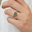 Pebble Ring: Teal Gray Spinel