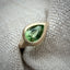 Channels Ring: Green Garnet