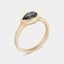 Pebble Ring: Blue Spinel