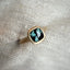 Pebble Ring: Teal Gray Spinel