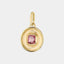 Mini Surface Pendant: Peach Tourmaline