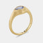 Channels Ring: Blue Sapphire