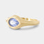 Channels Ring: Blue Sapphire