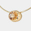Tablet Necklace: Hessonite Garnet