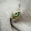Channels Ring: Green Garnet