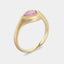 Channels pink spinel ring - side