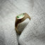 Channels Ring: Green Garnet