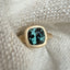 Pebble Ring: Teal Gray Spinel