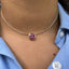 Tablet Necklace: Umbalite Garnet
