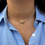 Tablet Necklace: Hessonite Garnet