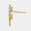 Alluvial 2 Stone Earring: Mint Green and Bicolour Sapphire