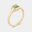 Pebble mint tourmaline ring - side