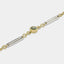 Skipping Stone blue-green sapphire bracelet - stone detail